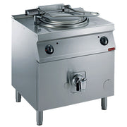Marmite gaz 150 litres, chauffage direct, sur meuble