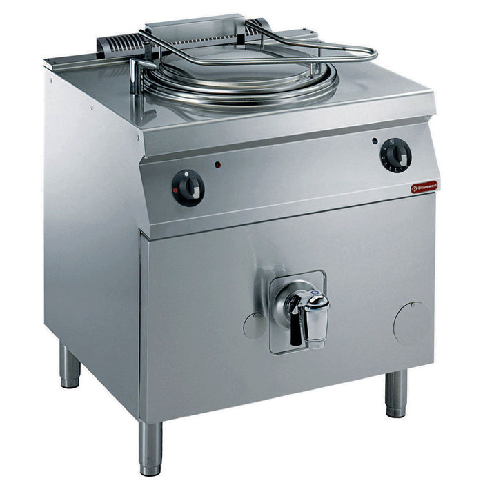 Marmite gaz 100 litres, chauffage direct, sur meuble