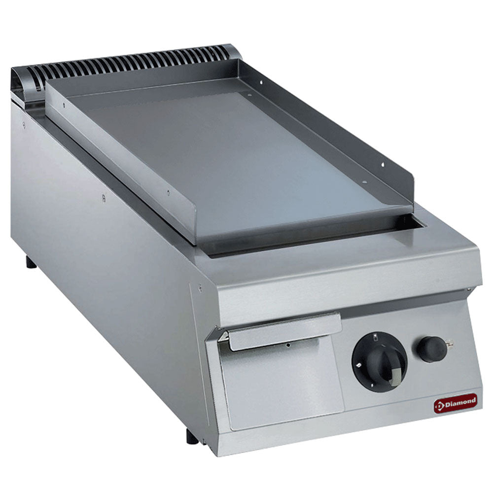 Plaque de cuisson gaz, lisse, chrome dur -TOP-