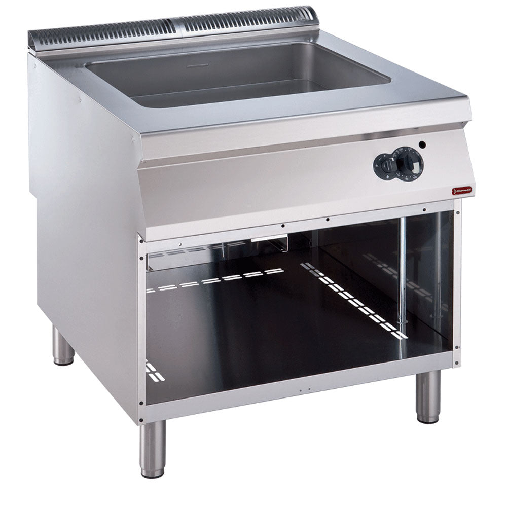 Sauteuse-cuiseur gaz multifonctions Diamond, cuve "Compound" de 22 litres, en acier inoxydable pour cuisson professionnelle.