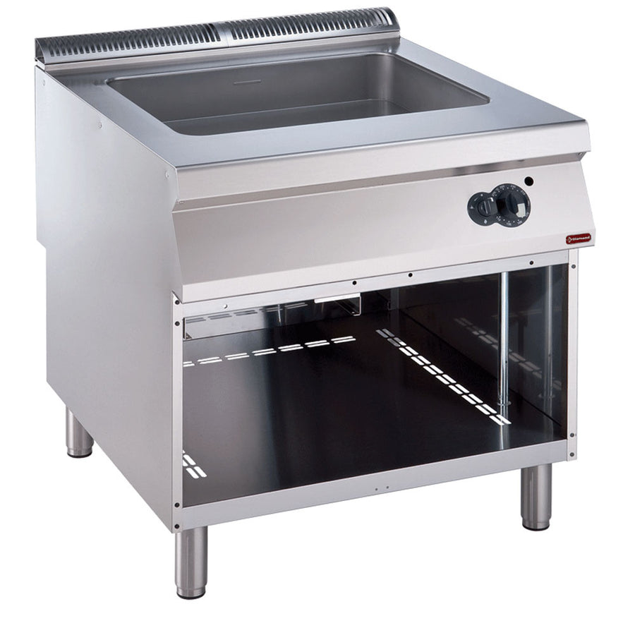 Sauteuse-cuiseur gaz multifonctions Diamond, cuve "Compound" de 22 litres, en acier inoxydable pour cuisson professionnelle.