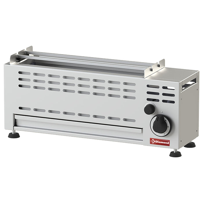 Grill Brochettes gaz - 1 bruleur - 1 x7 KW
