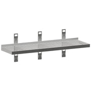 Etagère murale perforée, 3 consoles et 3 crémaillères