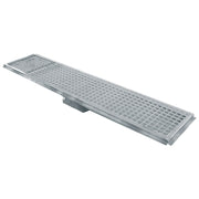 Caniveau de sol inox 1500x300, sortie latérale