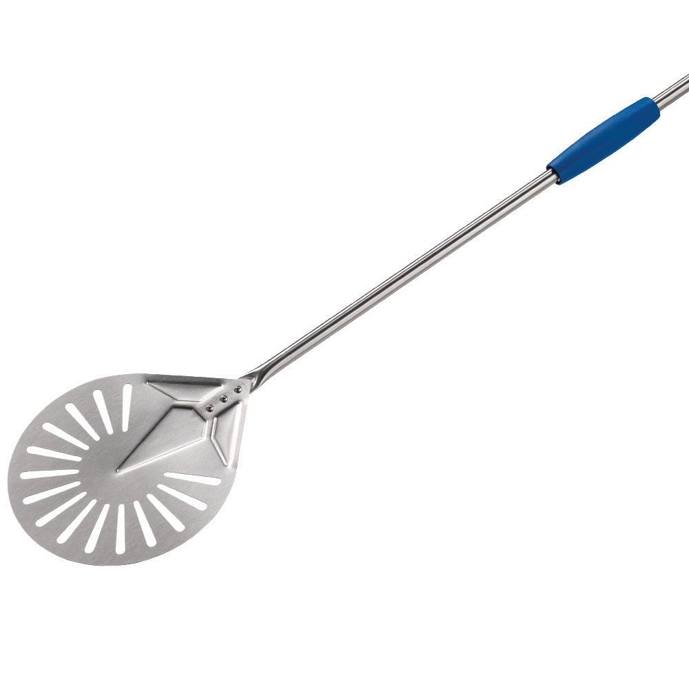 Petite pelle ronde en inox Ø 200 mm perforée