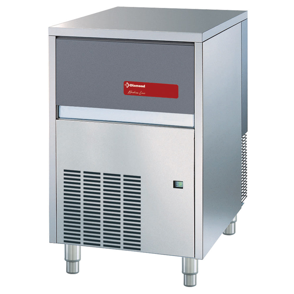 Machine à glace granulée Diamond 113 kg avec réserve d'eau, production de flocons de glace pour usages industriels.