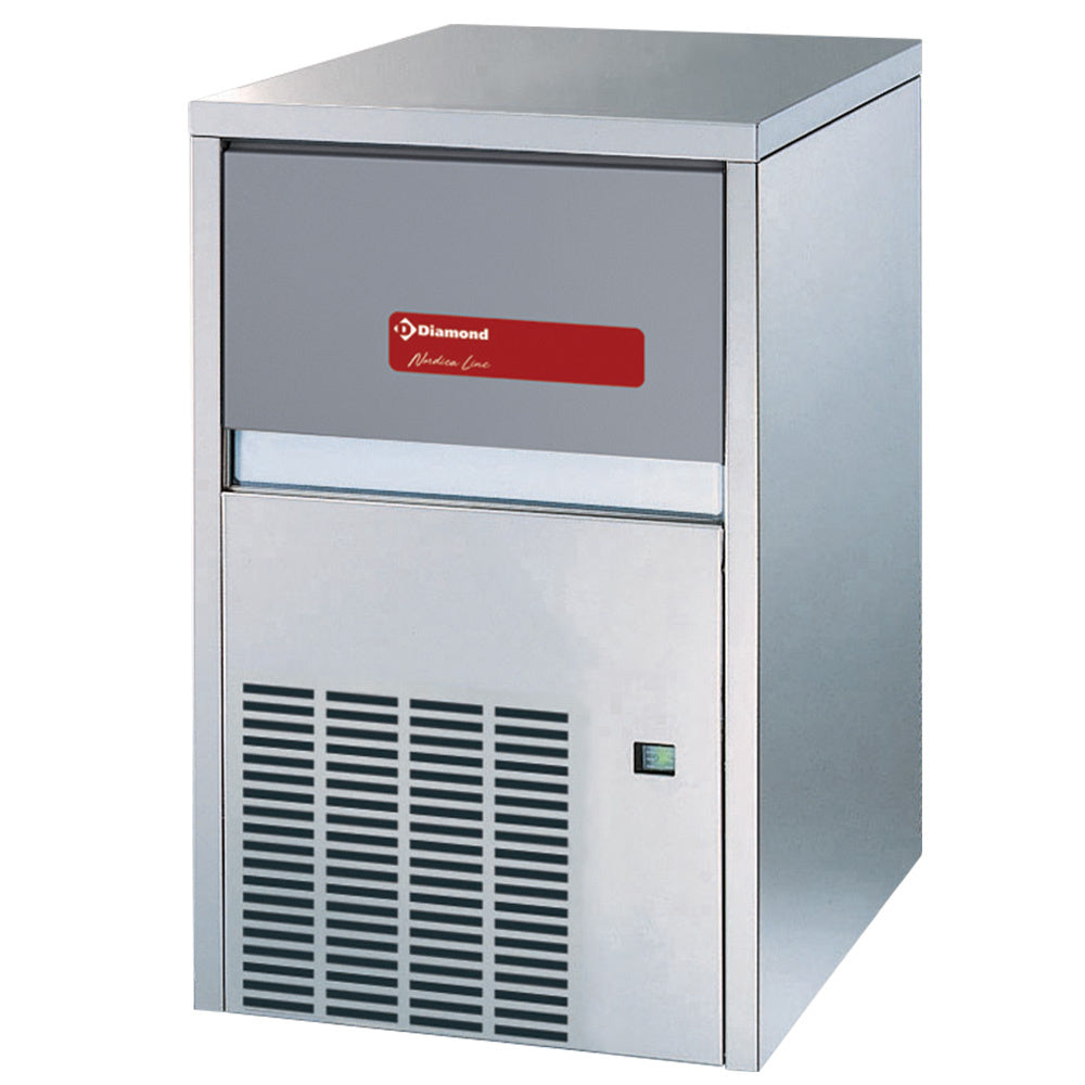 Machine à glace granulée Diamond 67 kg avec réserve d'eau, production de flocons de glace pour usage commercial.