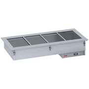 Elément bain-marie 5x GN 1/1 - à sec - statique
