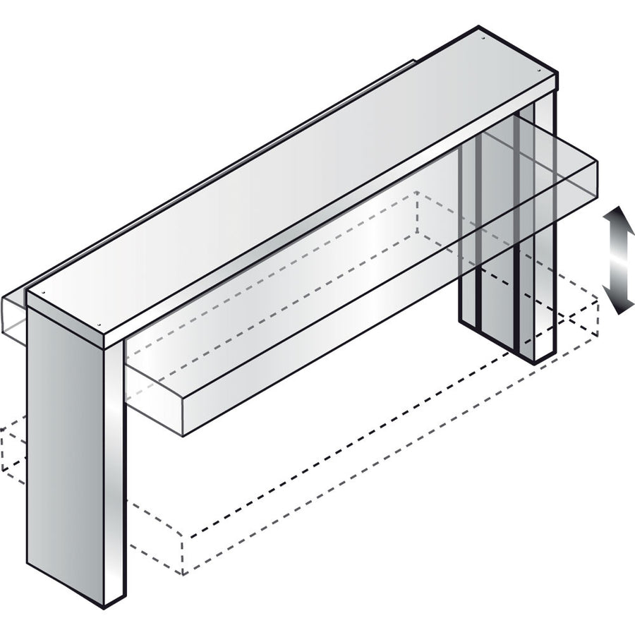 Superstructure avec coupole, remontée automatique