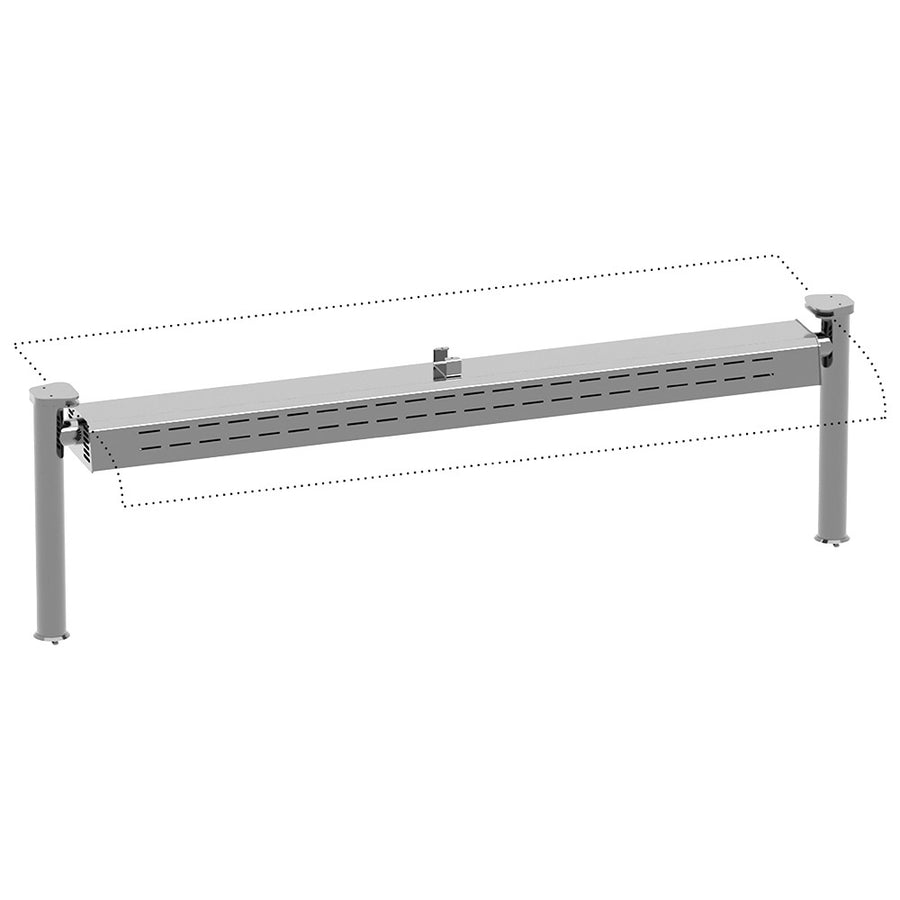 Supports avec rampe chauffante/éclairage halogène