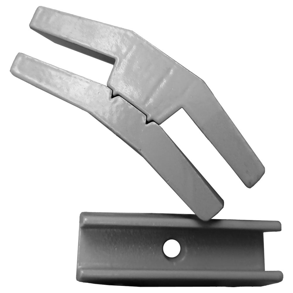 Kit de 2 fixations pour vitre frontale "pare haleine" (4 pcs)