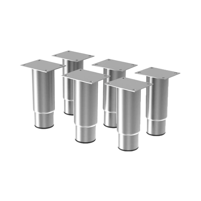 Kit de 6 Pieds inox réglable (h.125mm)