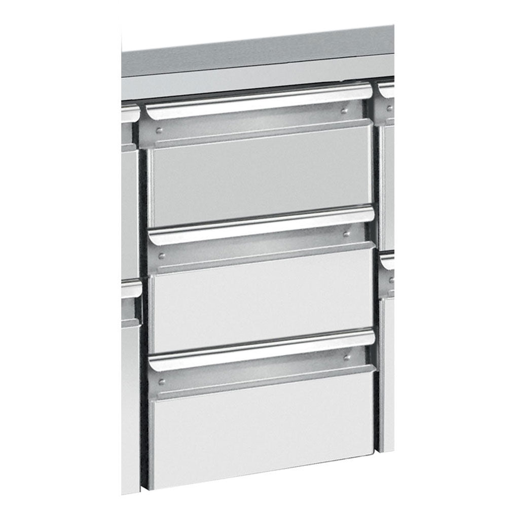 Kit bloc 3 tiroirs (1/3+1/3+1/3 h100), pour TG&TS...