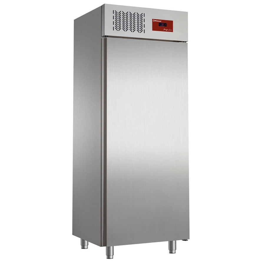 Armoire frigorifique 14x EN 600x400, ventilé (500 Lit.) - Acier inox