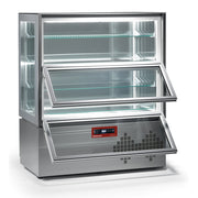 Vitrine "FULL vitrée", 4 niveaux, 2 portes, ventilée