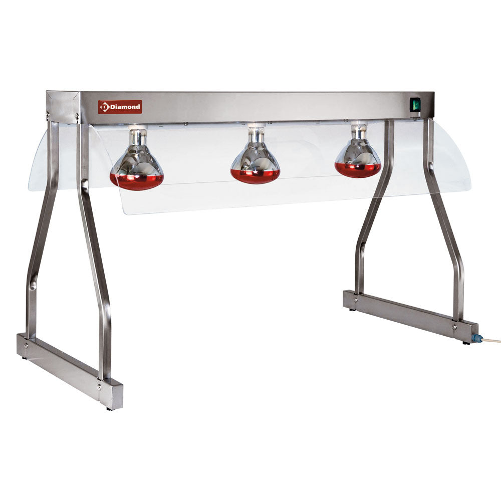 Pont chauffant, lampes infrarouges (3x 250 W)