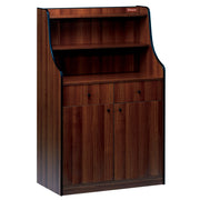 Meuble de service, 2 tiroirs, 2 portes, "Wengé"