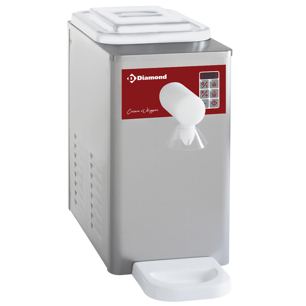 Machine réfrigérée à chantilly en inox, cuve 5 L (300 L/h)