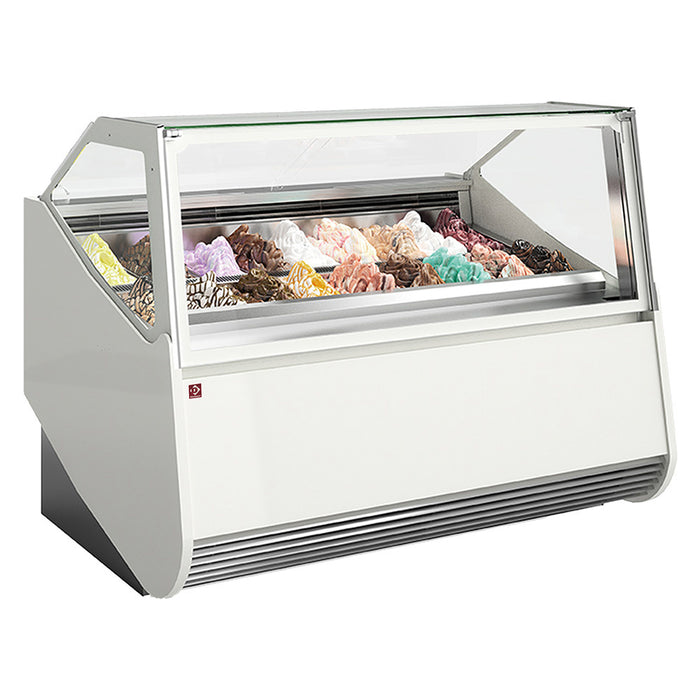 Comptoir à crème glacée 18 bacs inox (360x165)