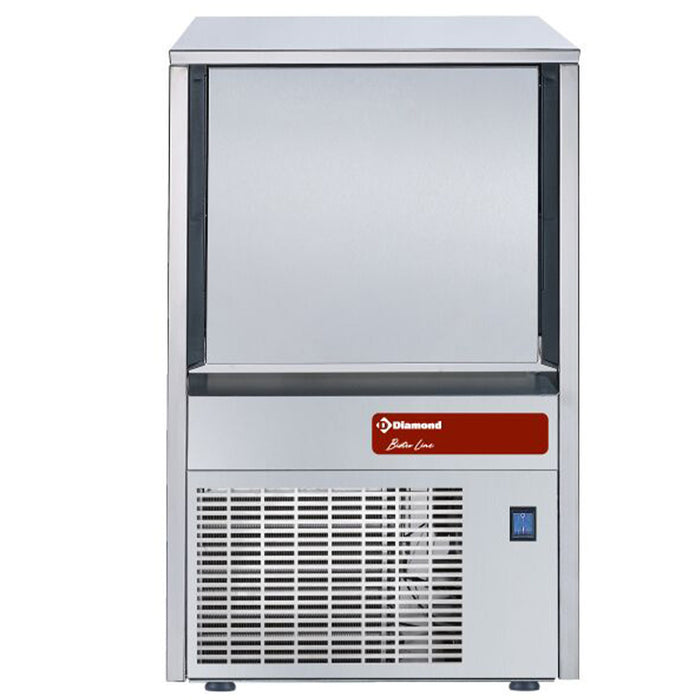 Machine à glaçons creux 22 kg avec réserve 9 kg