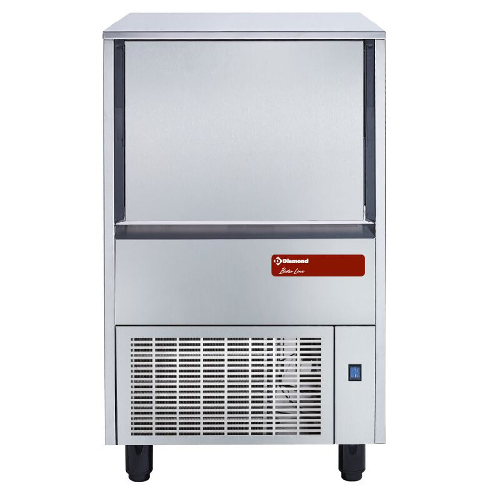 Machine à glaçons creux 48 kg avec réserve 25kg