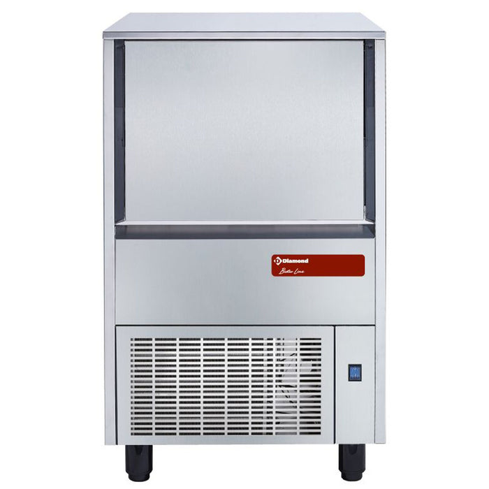 Machine à glaçons creux 48 kg avec réserve 25kg