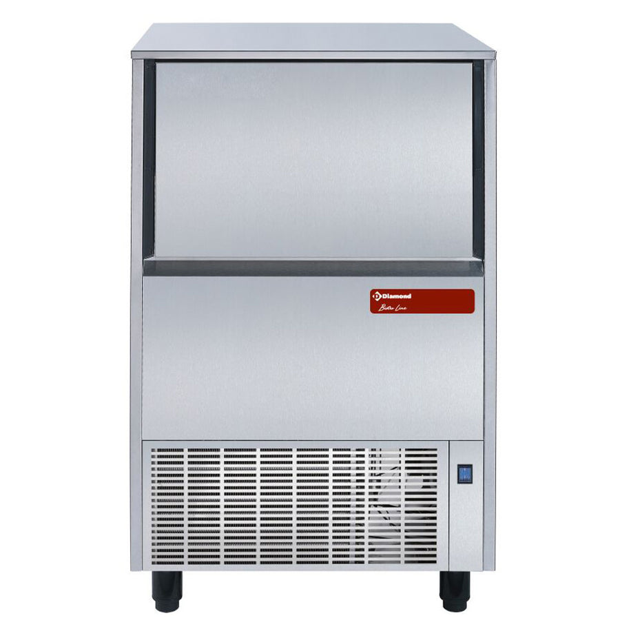 Machine à glaçons creux 55 kg avec réserve 30 kg