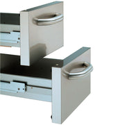 2 tiroirs pour soubassement mod. 400 mm
