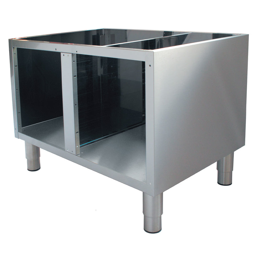 Soubassement ouvert en acier inox AISI 304