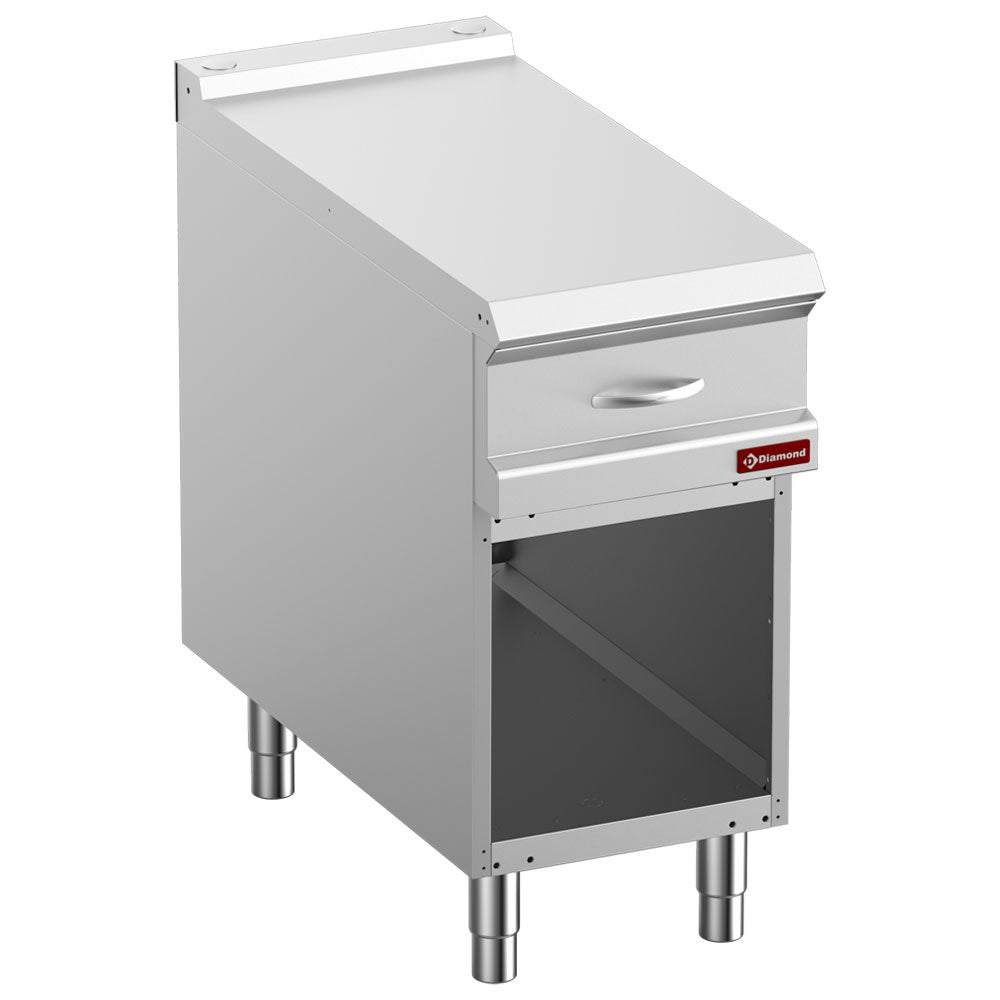 Elément neutre avec tiroir GN module 1/2 , armoire ouverte
