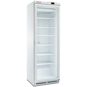 Armoire congélateur statique, vitrée, 400 litres. blanc
