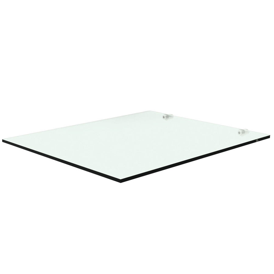 Tablette en verre trempé avec supports