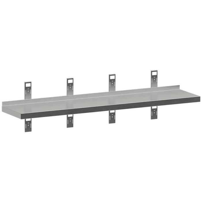 Étagère murale, 4 consoles et 4 crémaillères