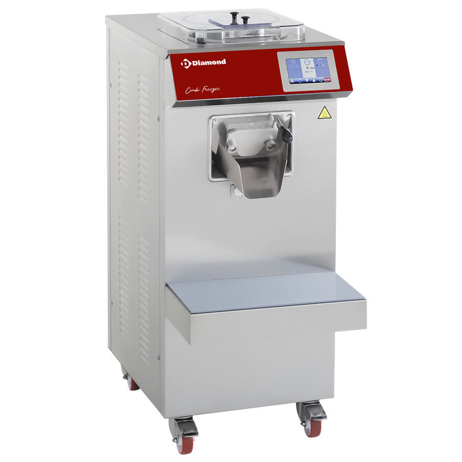 Pasteurisateur combiné turbine à glace 35 litres/h, condenseur à eau, VV et TOUCH SCREEN
