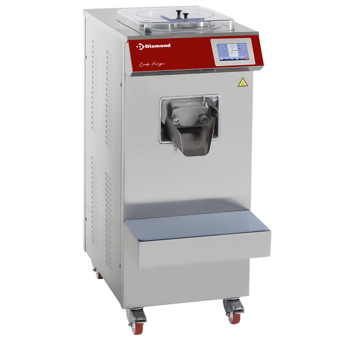 Pasteurisateur combiné turbine à glace 60 litres/h, condenseur à eau,VV et TOUCH SCREEN