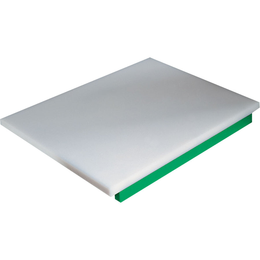 Planche de découpe en polyéthylène verte pour légumes de la marque Diamond, surface lisse et durable pour la cuisine.
