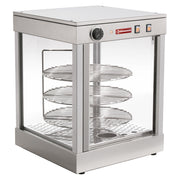Vitrine chauffante rotative D.380 mm