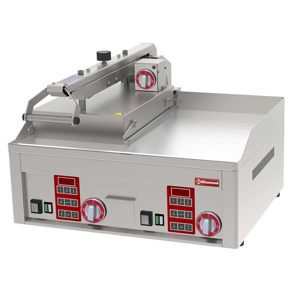 Grill Clam lisse, chromé, 3x 230/1V