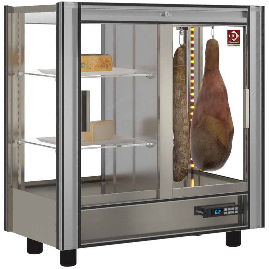 Vitrine réfrigérée charcuterie Lt. 216 - Traversant - Modulable