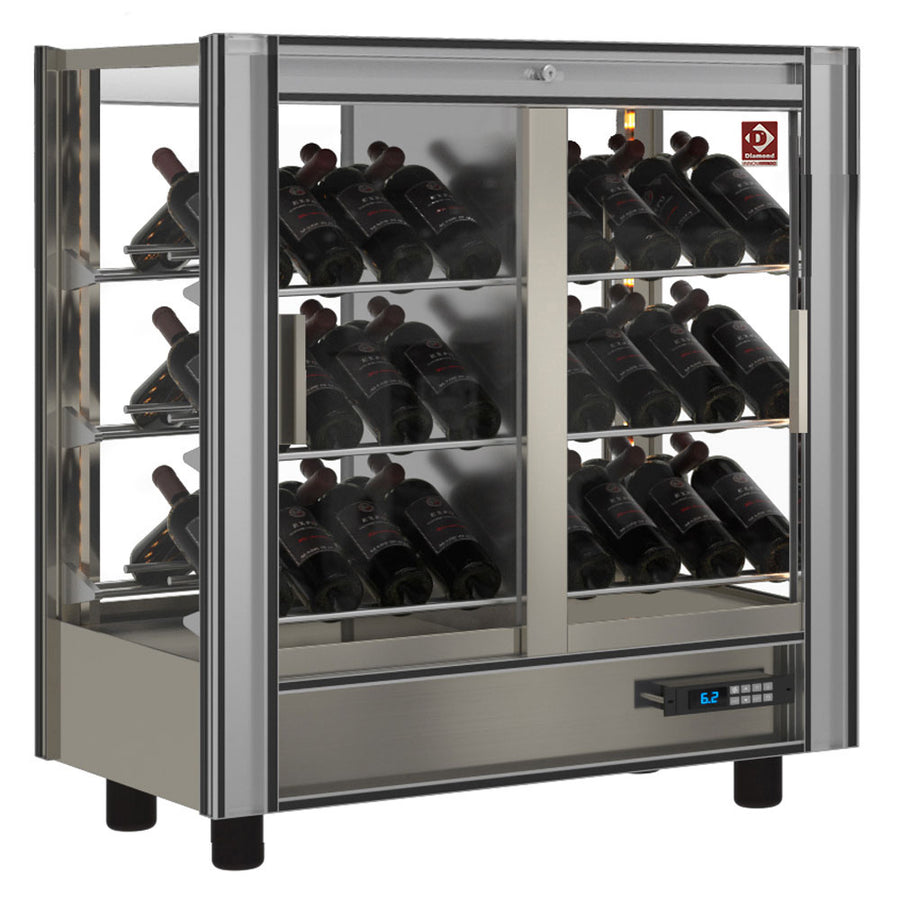 Vitrine réfrigérée à  vins Lt. 216 - Traversante - Modulable