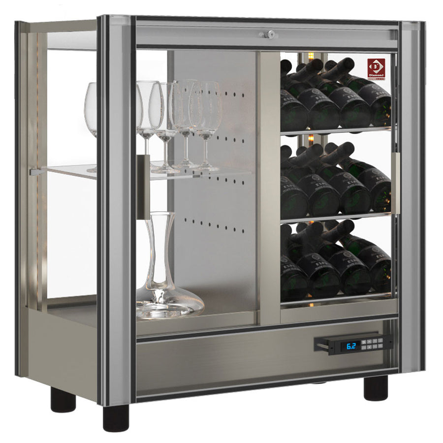 Vitrine réfrigérée à  vins Lt. 216 - Traversante - Modulable