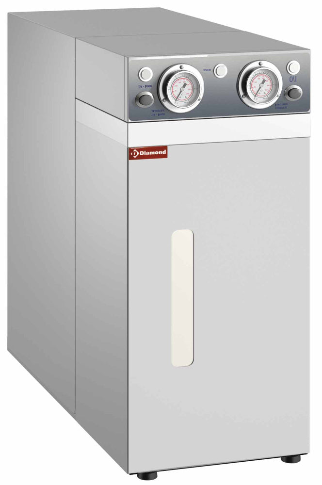 Osmoseur 150 Lit/h, avec vase d'expansion, monobloc en inox