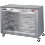 Armoire vitrine chauffante 60 poulets, sur roues