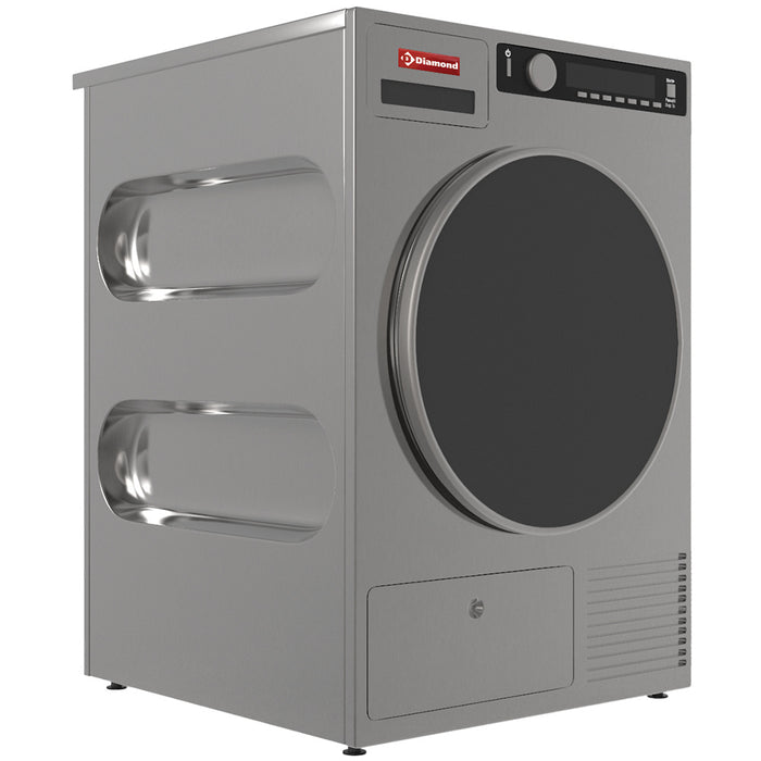 Sèche-linge "Inox-Titanuim", avec décharge 8 Kg