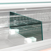 Séparation exposition en verre (L.600 mm)