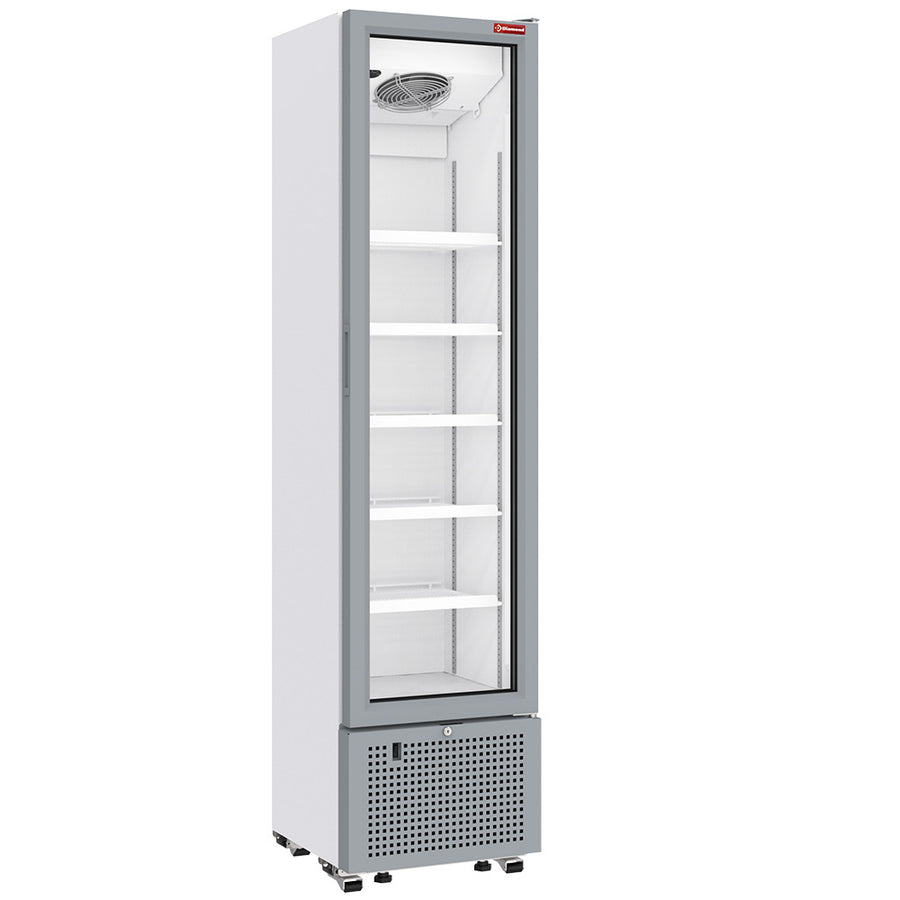 Vitrine ventilée positive 221 litres BLANCHE