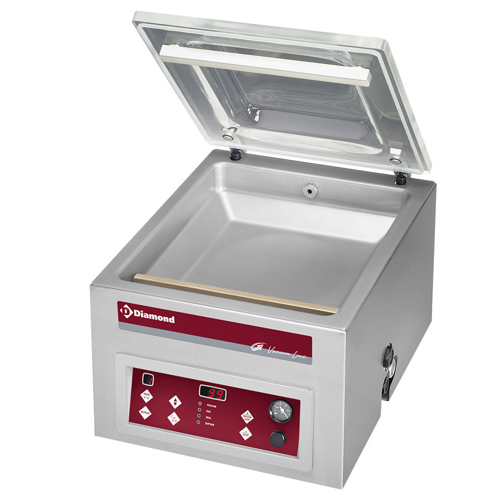 Machine sous-vide, chambre 350x370xh150 mm - 16 m3/h