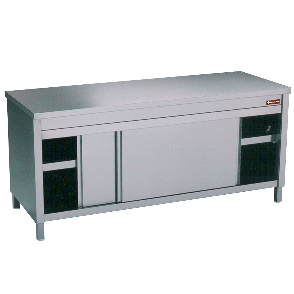 Table sur armoire  portes coulissantes
