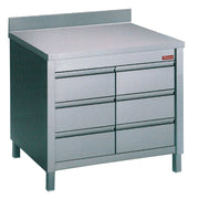 Table sur armoire avec 6 tiroirs GN1/1