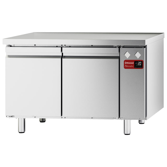 Tables frigorifiques, ventilées, 2 portes GN 1/1, (sans groupe)